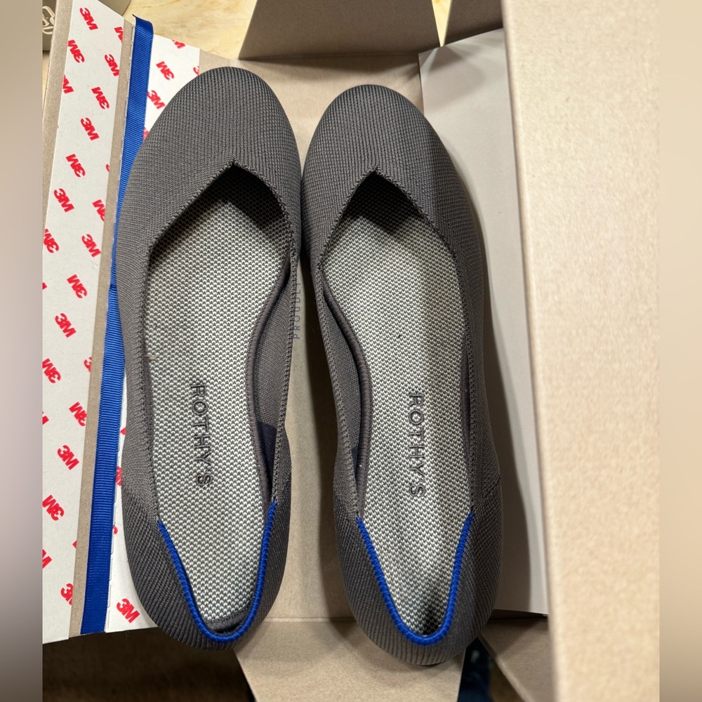 Rothy’s  The Flat Size 9 Pebble Grey
